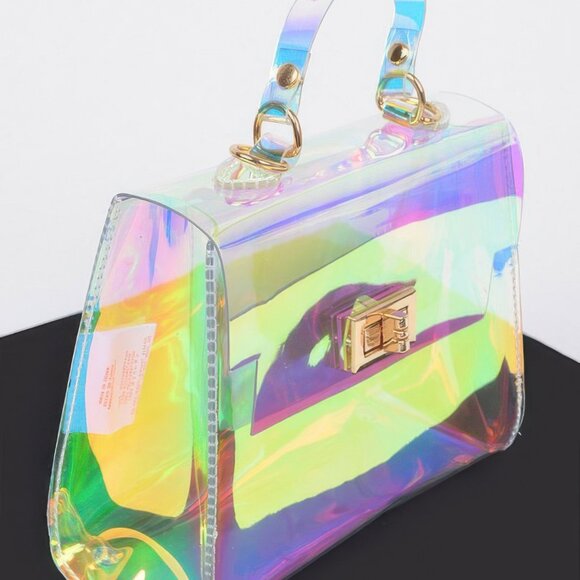 Hologram Transparent Crossbody Bag - Picture 2 of 4